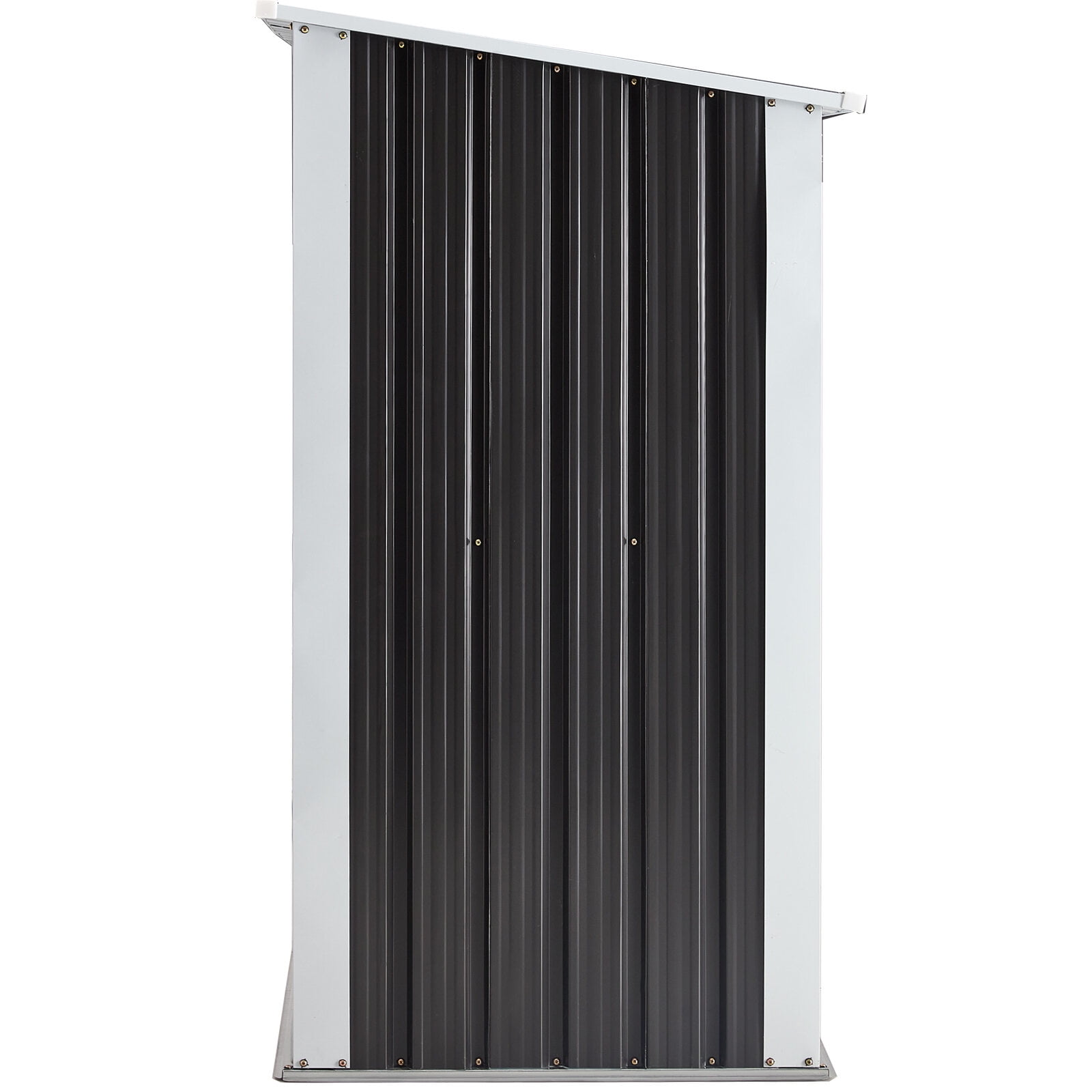 , Log Storage Shed, Log Holder with Roof, Log Storage Shed, Firewood Rack for Backyard Garden Patio Porch, Anthracite Galvanized Steel 70.9", Dark Gray ,Steel ,