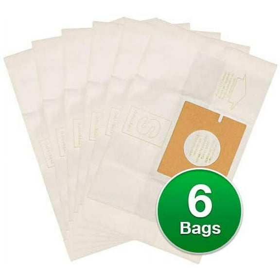 Replacement Part For Hoover type S vacuum cleaner bags Fits Canister, Futura, Spectrum, S3510,S3511,S3513,S3515,S3517,S3519,S3520,S3527,S3530,S3533 Models 6PK # 4010064S