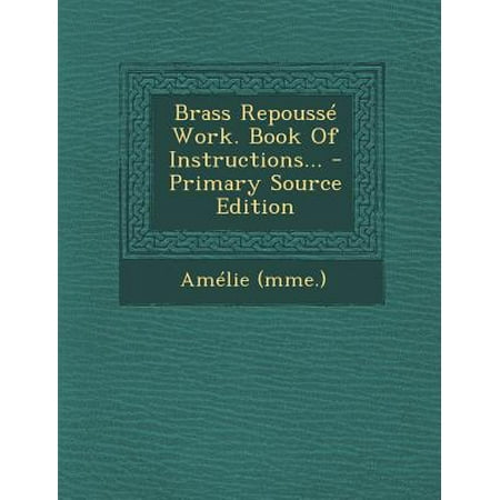 Brass Repousse Work Book Of Instructions Primary