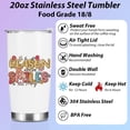 thumbnail image 3 of Positive Quotes Tumbler, Inspirational Gifts for Women Friend Speech Therapy Birthday Christmas, Mental Health Gifts Coffee Mug Stainless Steel Vacuum Insulated Double Wall Travel Cup with Lid，20oz, 3 of 6