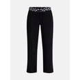 thumbnail image 5 of Women’s Halloween Printed Foldover Waistband French Terry Lounge Pants, 29" Inseam, Sizes XS–3X, 5 of 5
