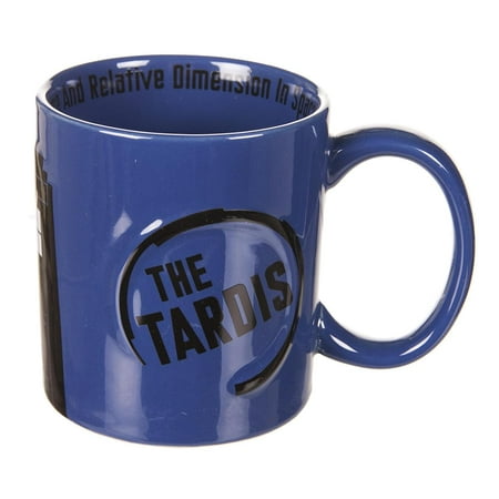 Ceramic Relief - Doctor Who TARDIS 2D Relief 11oz. Ceramic Mug