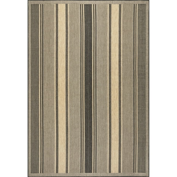 nuLOOM Camryn Herringbone Indoor/Outdoor Area Rug, 5' x 8', Camryn Brown