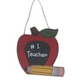 thumbnail image 2 of #1 Teacher Apple and Pencil Ornaments by Factory Direct Craft - Unique and Thoughtful Gifts for Teachers, 2 of 3