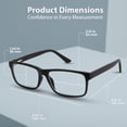 thumbnail image 5 of Blue Cut Adult Blue Light Blocking Computer Glasses, Black, 5 of 7