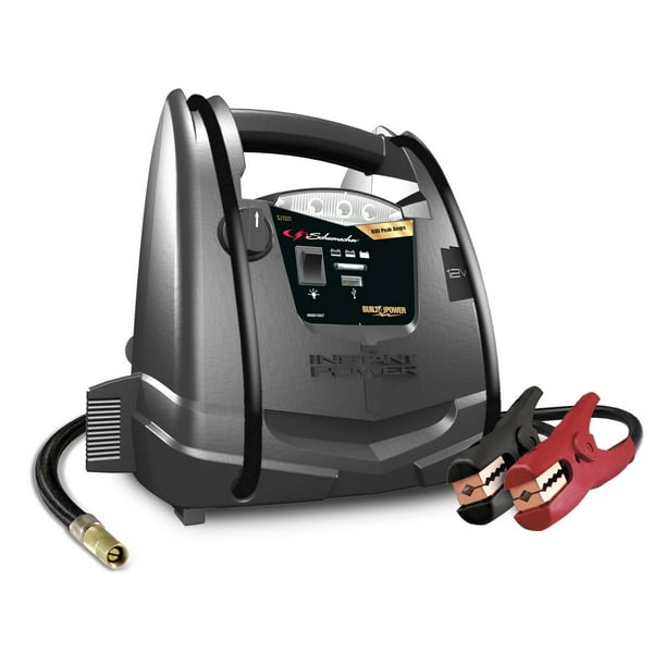Schumacher SJ1331 750 Peak Amps Portable Power Jump Starter With 12V DC
