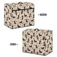 thumbnail image 2 of SEANATIVE Dachshund Paws Dust Cover for Sewing Machine Aesthetic Sewing Machine Protective Cover Compatible with Most Standard Sewing Machines Home Decoration, 2 of 7