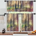 thumbnail image 3 of LALILO Kitchen Curtains and Valances Set of 3 36" Beautiful Window Treatment Tiers for Window Decor, 3 of 5