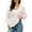 White, variant on NAYTOAO Women Heart Print Cropped Cardigan Fall Long Sleeve V-Neck Open Front Knit Sweaters Casual Outerwear