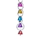 thumbnail image 2 of Campana De Loro Campana pequeña para loro, colorida, hecha a mano, joyería para mascotas, jaula colgante, columpio (A), 2 of 3