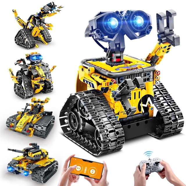 Set de construcción de robots INSOON 520 piezas con aplicación y control remoto