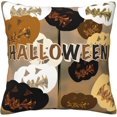 thumbnail image 5 of Set of 4 Halloween Ghost Eyeball Cushion Cover Home Decor Throw Pillow Cover 18" x 18" Sofa Cushion Cover Halloween Decoration Indoor Outdoor Decorati, 5 of 5
