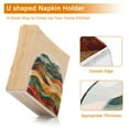 thumbnail image 5 of Yayeee Napkin Holder for Table Set of 2 Kitchen Paper Tissue Organization, Abstract Wavy Landscape, 5 of 8