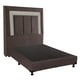 thumbnail image 3 of Box Base Cama Matrimonial + Cabecera Bora Chocolate Dicasa, 3 of 8