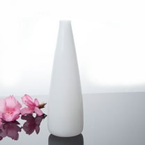 MLINS Tall Floor Vase Ornaments Small Vase Vase 15x5 Cm White