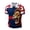 Yellow, variant on 2026 Soccer Cup Jersey for Men, Polo Collar Short Sleeve England Rose & Gold Ball Graphic Top - Breathable Fan Shirt for Match Day & Casual Wear Blue L
