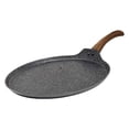 thumbnail image 1 of Crepera antiadherente de mármol gris y madera 32 cm, 1 of 5
