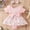 Pink, variant on Atogsazn Infant Baby Girls Easter Romper Bunny Sleeveless Bodysuit Tutu Dress Summer Short Onesie Crawl Suit Pink 6M on Clearance