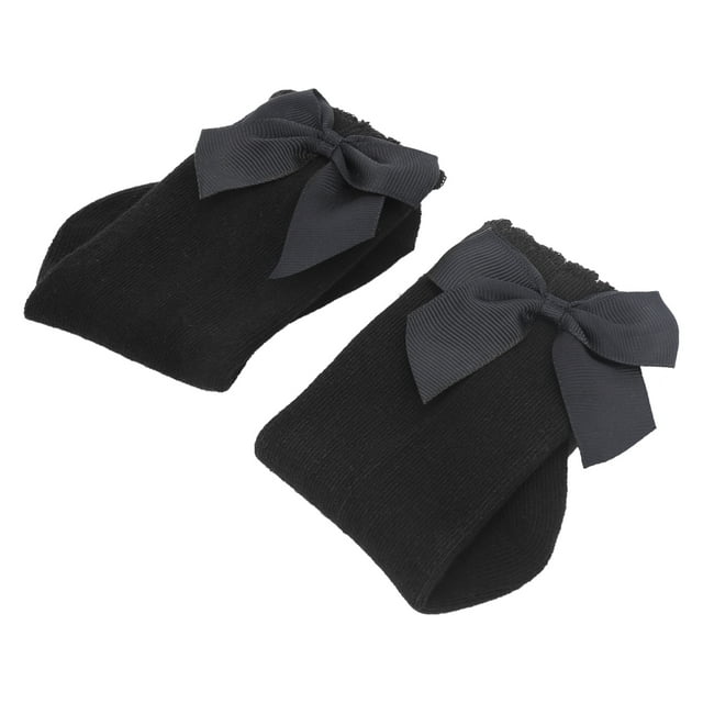 Calcetines para bebé con lazo, calcetines bonitos y agradables para la piel para niñas, calcetines para bebés diseñados con precisión