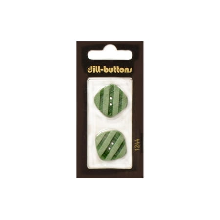 Burton Two Light - Dill Buttons 23mm 2pc 2 Hole Light Green