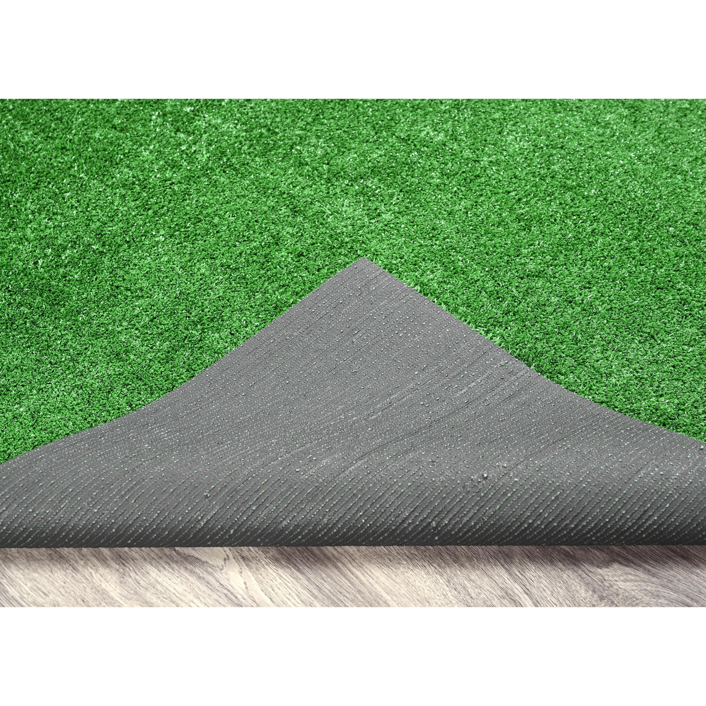 Garland Rug Artificial Grass Green Indoor/Outdoor Area Rug, 12' x 15'
