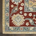 thumbnail image 4 of Nourison Parisa Bordered French Country Gold Brick 8'6" x 11'6" Area Rug, Plush, Bedroom, Kitchen, Living Room, 4 of 8
