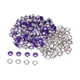 thumbnail image 1 of 100 Juegos Ojales Kit Metal Ojales 4mm 0.16 Ojal Herramienta para Zapatos Ropa Cinturón Bolsa Bricolaje Proyecto, Púrpura, 1 of 7