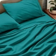 thumbnail image 3 of Bare Home Emerald Microfiber Sheet Set, Wrinkle Resistant, Deep Pocket, Split King, 3 of 6