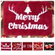 thumbnail image 1 of Xihbxyly Felpudo Navideño con Textura de Cachemira Sintética, Alfombra de Baño Festiva, Alfombra Acogedora con Efecto de Paraíso Invernal, Decoración Navideña (Juego de 4 Piezas), 1 of 6
