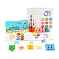 thumbnail image 3 of serony Cards Matching Toys Number Quantity Learning Cognition Toys Learning Counting Math Educational Kids Shape Color Toys Recognition for Preschool, 3 of 9