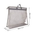 thumbnail image 2 of Unique Bargains Handbag Dust Bags, XXL Size PVC Dustproof Transparent Purse Protector, Light Gray, 2 of 5
