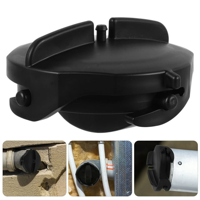 Capuchon de Tuyau d'Égout RV Remplacement pour RV ABS Noir Installation Rapide et Résistant à la Déformation