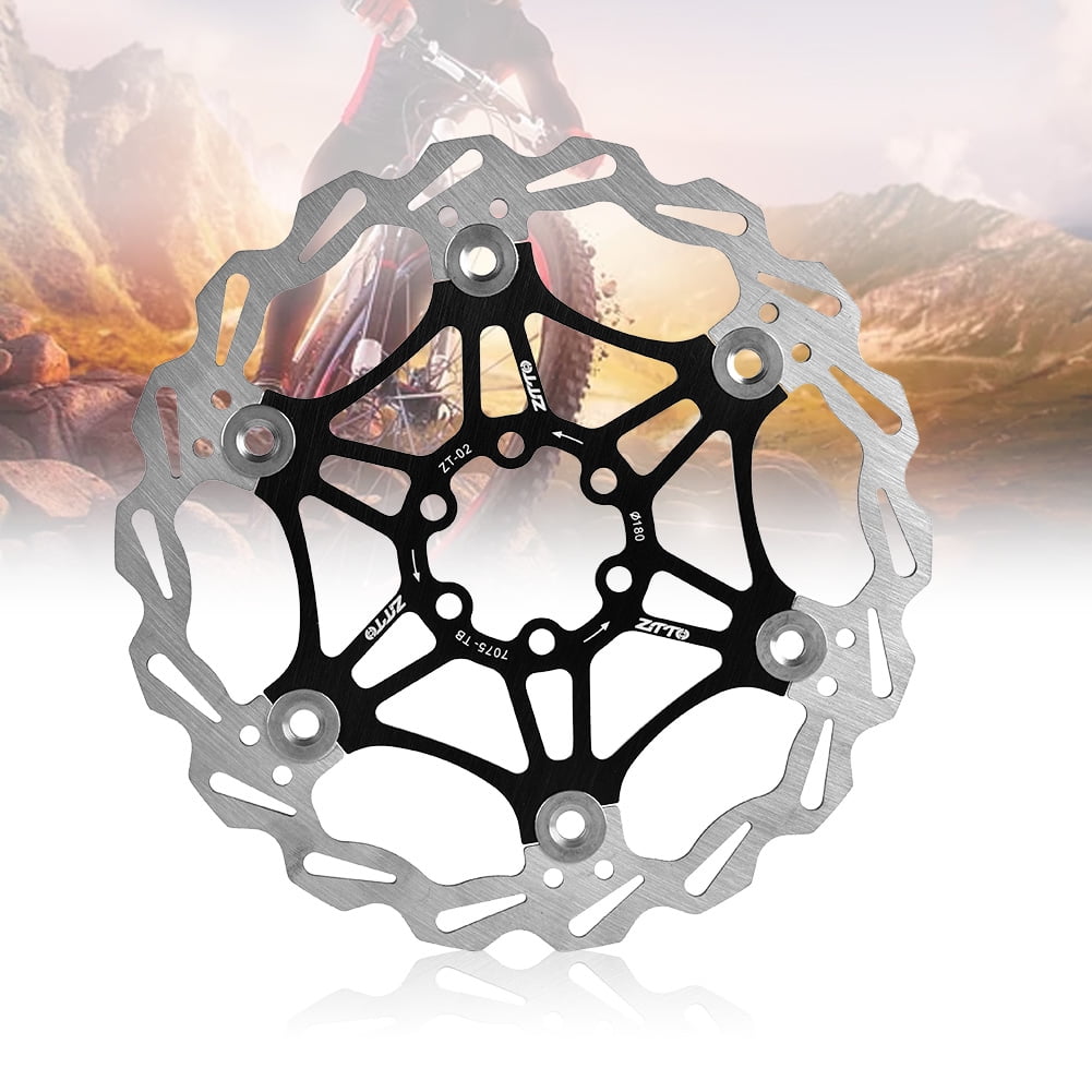 Mgaxyff Mountain Bike Brake Pad, Brake Pad,ZTTO 180mm 6 Bolts Mountain