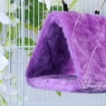 thumbnail image 5 of HEANUJJ Hammock Para Loro Material Morado Para Mascotas Con Doble Gancho Portátil, 5 of 5