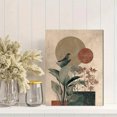 thumbnail image 2 of UXIEQU Botanical Bird Abstract Geometric Canvas Wall Art Print 15.75x11.81 Inches, 2 of 8
