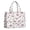 Dinosaur and Palm Pink Pattern, variant on Dinosaur and Palm Pink Pattern Tote Bag, Shopping Handbag with Interior Pockets & Top Handle, Smooth Zipper Gifts for Women Men,15.7 X 5.1 X 13 Inches