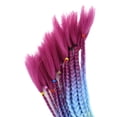 thumbnail image 4 of 2ps 55cm Hair Gradient Ponytail para Motocicletas, 4 of 7