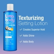 Lottabody Texturizing Setting Lotion, Coconut and Shea Oils, 12oz