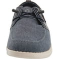 thumbnail image 2 of Nunn Bush Mens Brewski Wallabee Canvas Moc Toe Bungee Slip-on Loafer 8 Navy, 2 of 8