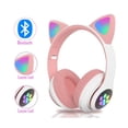 thumbnail image 4 of Audífonos Inalámbricos Cat Ear Bluetooth Luz RGB Negro Yasuhisa EJ-0141, 4 of 5