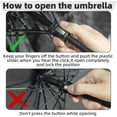 thumbnail image 2 of 1PCS  Mini Sun Umbrella for Purse With Case, Small Compact UV Umbrella Travel Essentials, Lightweight Portable Parasol Windproof for Women Men Kids.,Black, 2 of 8