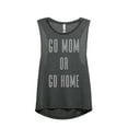 thumbnail image 1 of Thread Tank Go Mom Women's Sleeveless Muscle Tank Top Charcoal 2X-Large, 1 of 4
