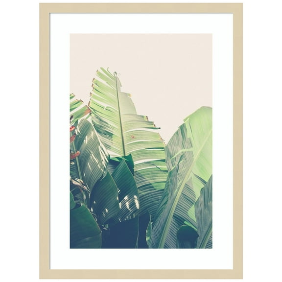 Amanti Art Clear Skies Blush Version Wood Framed Wall Art Print