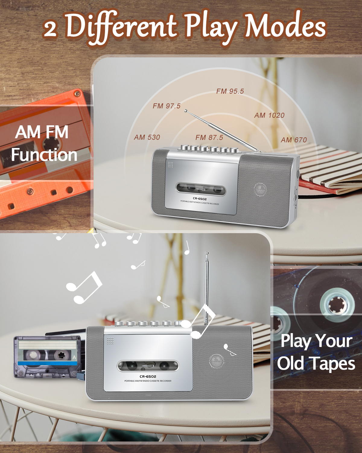 Jazmm Portable Cassette Recorder Player photo 6
