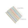 thumbnail image 3 of 500-Pack Reusable Neon Plastic Straws - Dishwasher-Safe BPA-Free Drinking Straws for Hot/Cocktails, Summer Entertaining & Eco-Conscious Living (10.2 Inch, Commercial Bulk) color, 3 of 7