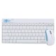 thumbnail image 2 of Juego de teclado y ratón inalámbrico portátil Combo Mini ultrafino silencioso 2,4 Ghz para ordenador portátil X210White, 2 of 8