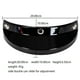 thumbnail image 4 of Visera universal para motocicleta con 3 botones a presión abatible hacia arriba y cara abierta, 4 of 8