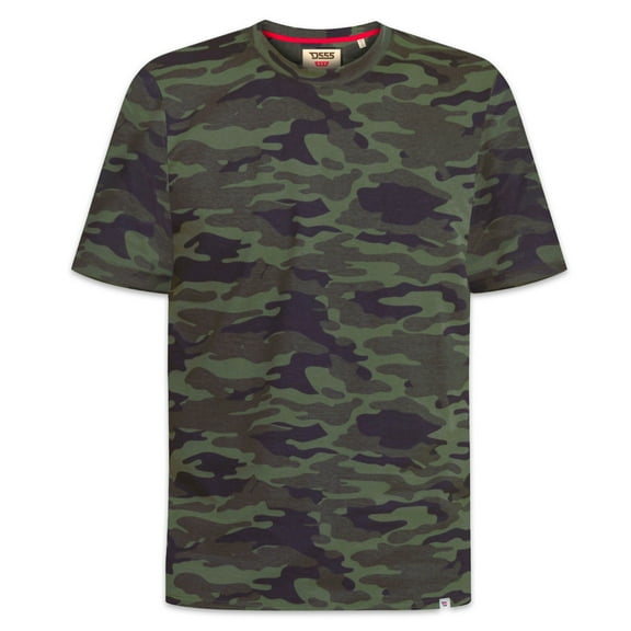 Duke Mens D555 Gaston Camouflage Kingsize T-Shirt