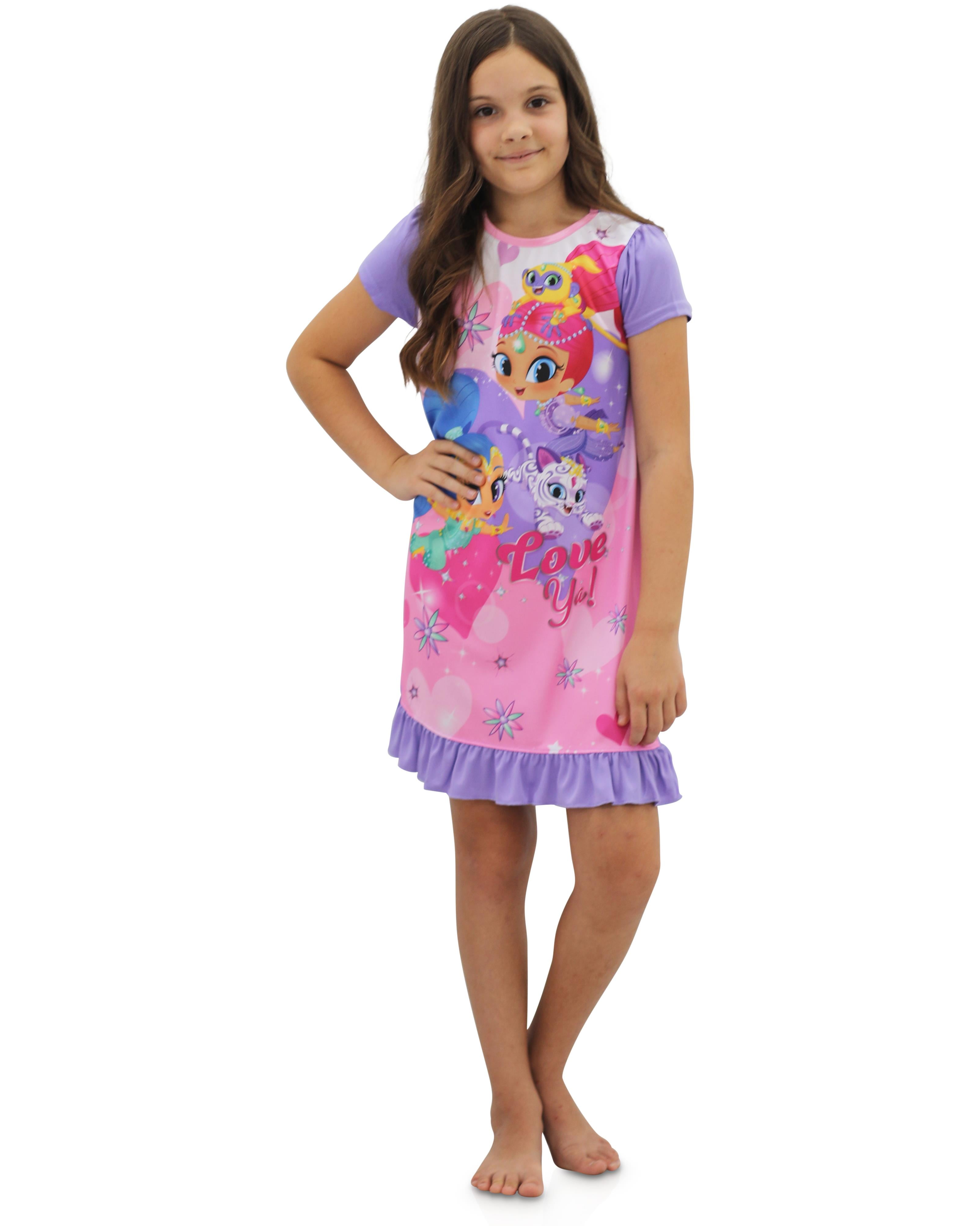 Girls Shimmer & Shine Nightdress Ages 2,3,4,5,6,7,8 Years NEW