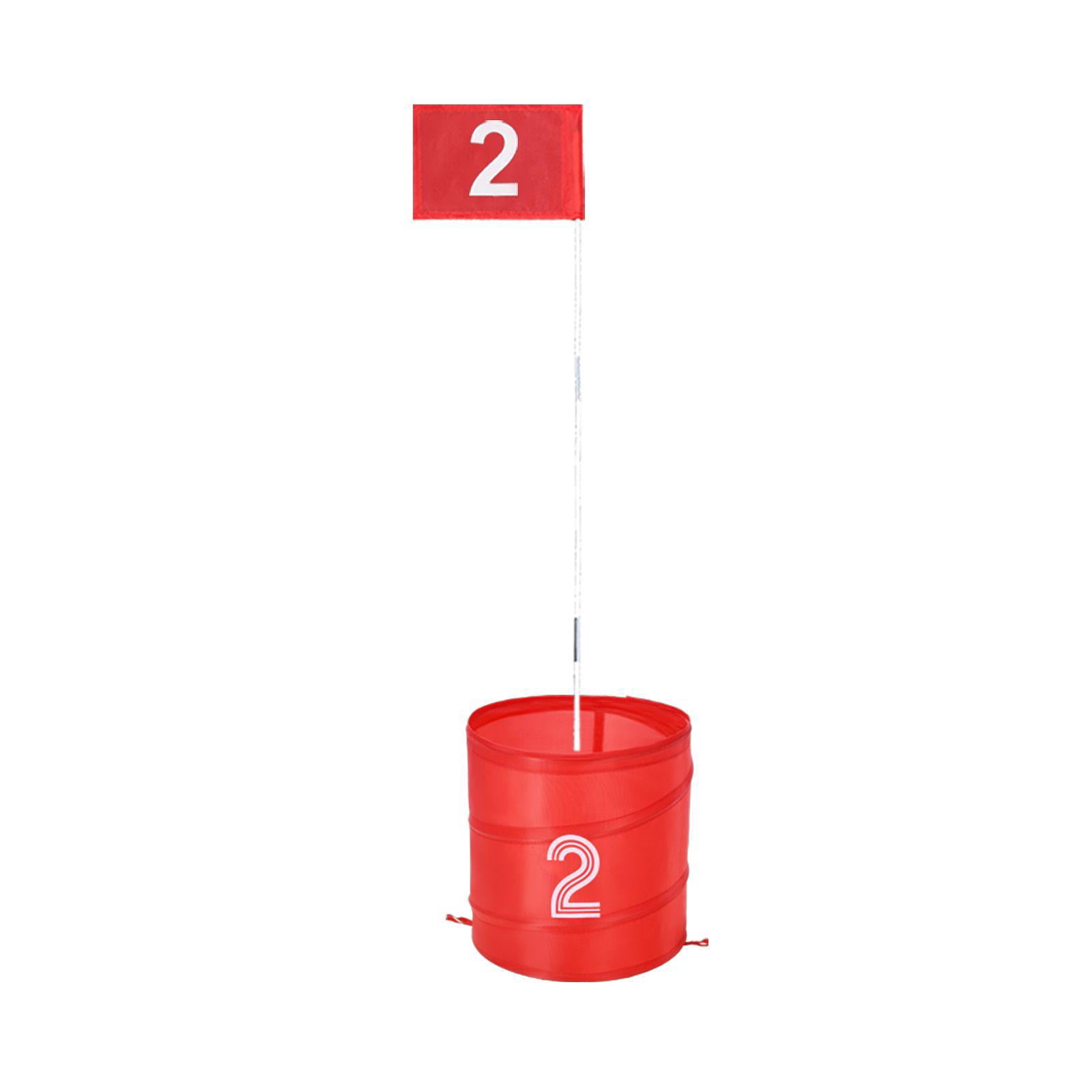 Portable 9 Hole Backyard Golf Course Game for Family Adults Kids Outdoor Lawn Yard Camping Park Beach Practice Chipping